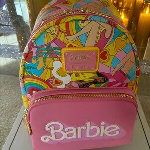 Barbie Multicolor Graphic Backpack
